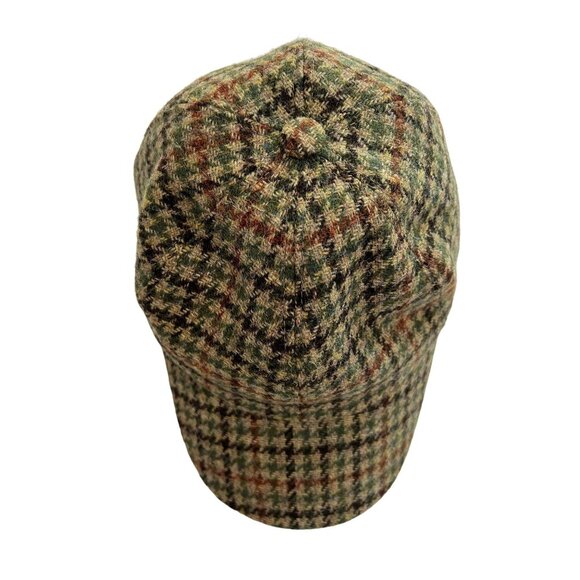 John Hanly Pure New Wool Baseball Hat in Houndstooth - Picture 1 of 4